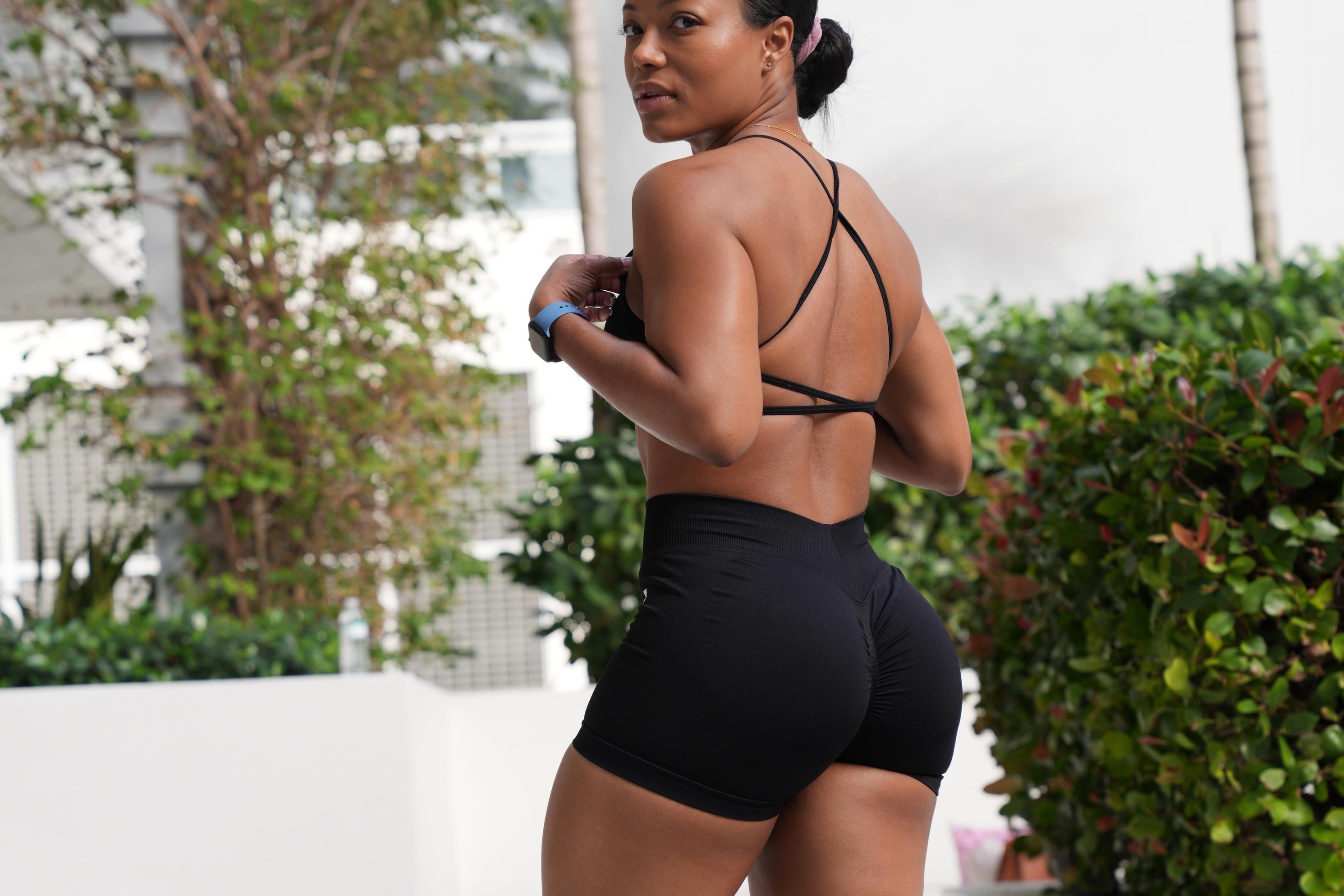 XBra and V-scrunch shorts