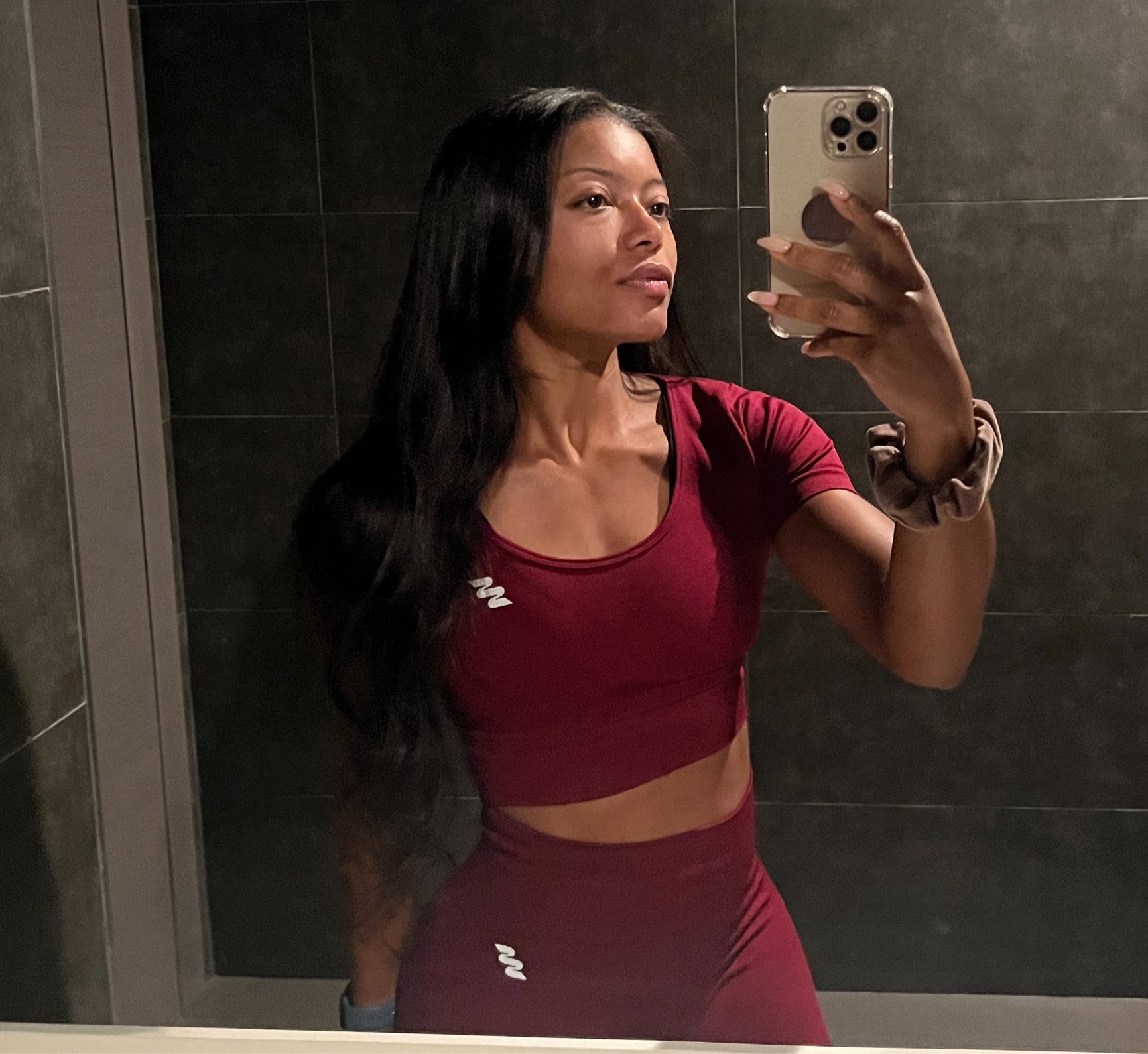 Quarter Crop top and leggings set