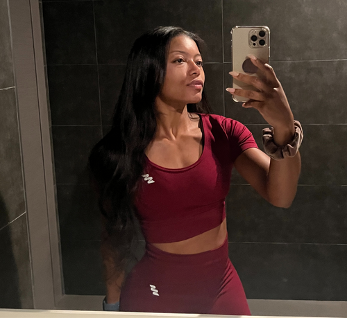 Quarter Crop top and leggings set